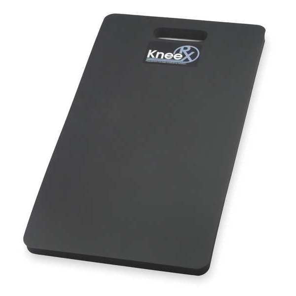 Knee RX Kneeling Mat,  Nitrile/PVC Sponge Kneeling Pad,  12 in L x 22 in W,  Built-In Handle,  Black