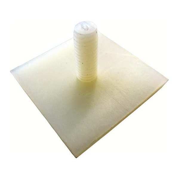 Weld Stud,  #10-32,  1.078 in + adhesive backing,  Adhesive Backed,  Nylon,  Plain Finish,  25 PK
