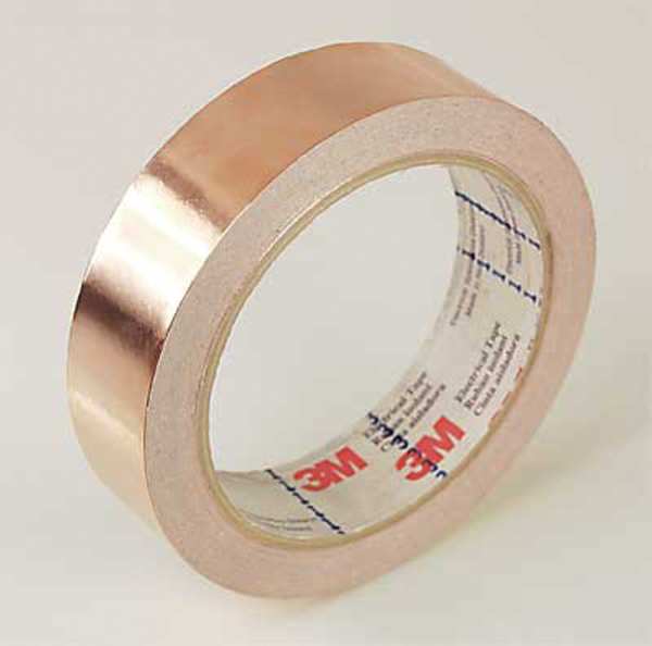 Foil Tape, 1/2 In. x 18 Yd., Copper, PK18