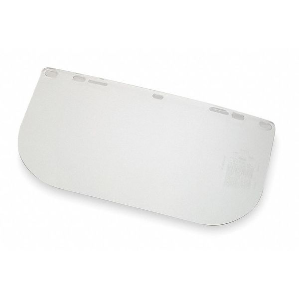 Replacement Visor,  Faceshield Window for Jackson Safety Headgear,  PETG,  Clear,  8 in H x 15 1/2 in W