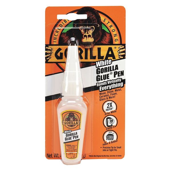 Glue Pen,  White,  24 hr Full Cure,  0.75 oz,  Tube