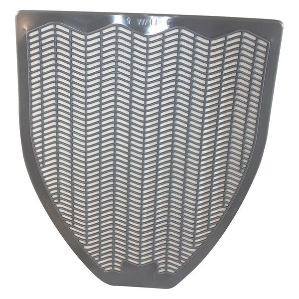 Gray Urinal Floor Mat 17" W x 20-3/8" L,  1/8"