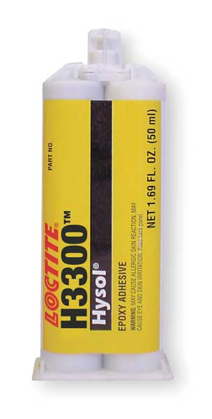 Acrylic Adhesive,  H3300 Series,  Yellow,  1:01 Mix Ratio,  Not Rated Functional Cure,  Dual-Cartridge