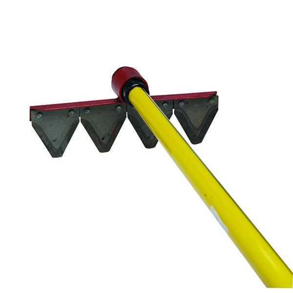 Fire Rake, Ergonomic Handle, 60 In. L