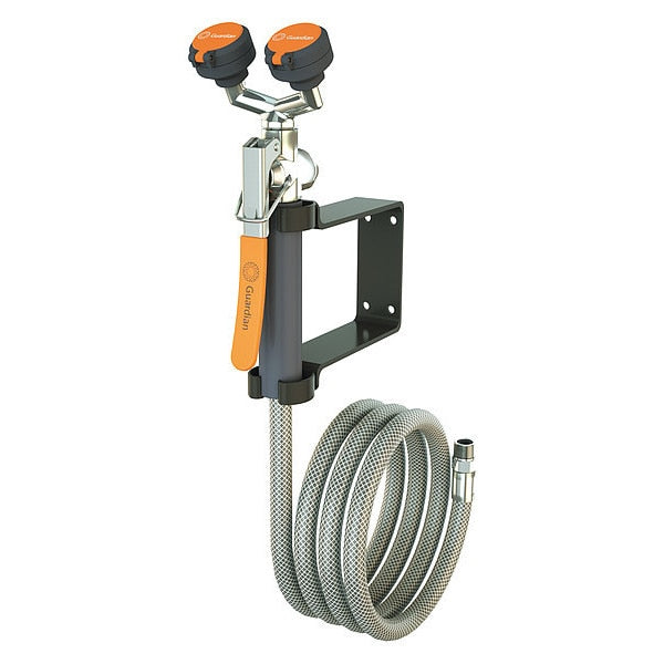 Dual Head Drench Hose, Wall Mount, 8 ft.