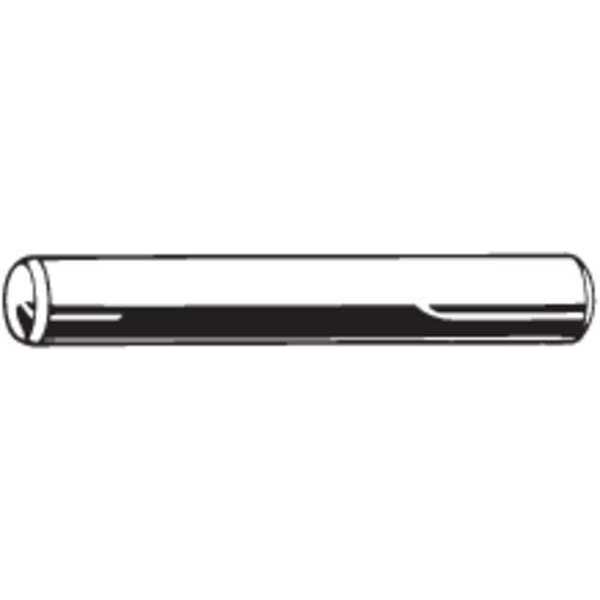 Dowel Pin, Alloy Stl, 1/4x3/4L, Pk100