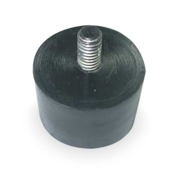 Vibration Isolator,  125 Lb Max,  M8 x 1.25,  Height: 1 in