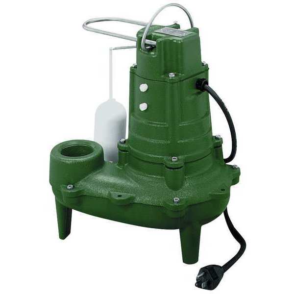 Waste-Mate 1/2 HP 2 in. Auto Submersible Sewage Pump 115V Vertical