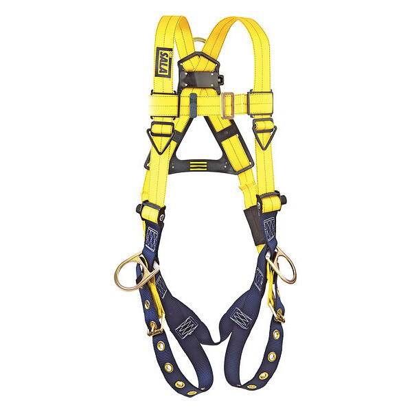 Full Body Harness,  Vest Style,  Universal,  Repel(TM) Polyester,  Yellow