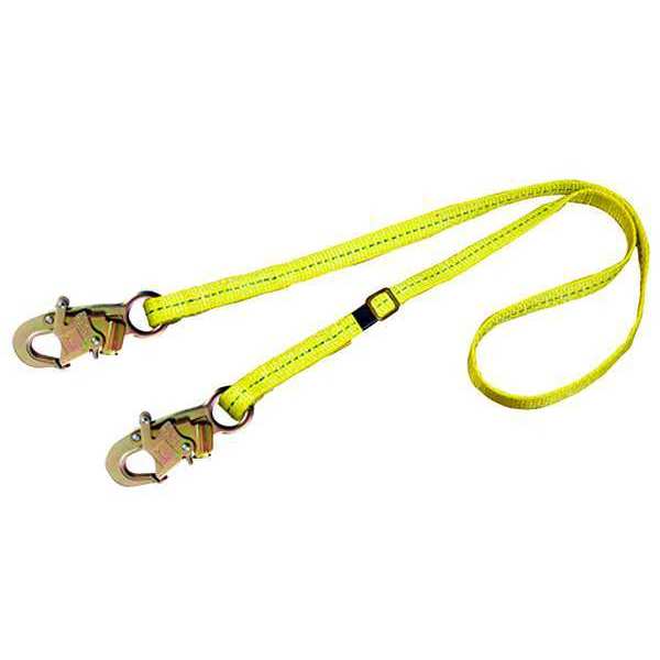 Restraint Lanyard,  6 ft.,  310 lb. Weight Capacity,  Yellow