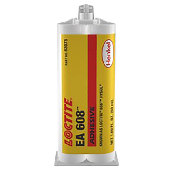 Epoxy Adhesive,  608 Series,  Clear,  1:01 Mix Ratio,  15 min Functional Cure,  Dual-Cartridge