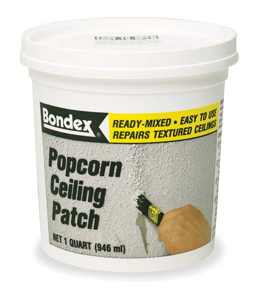 Popcorn Ceiling Patch,  1 qt,  Pail,  White