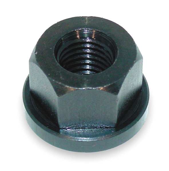 Swivel Flange Nut,  5/8"-11,  Steel,  Not Graded,  Black Oxide,  1-1/16 in Hex Wd,  21/32 in Hex Ht