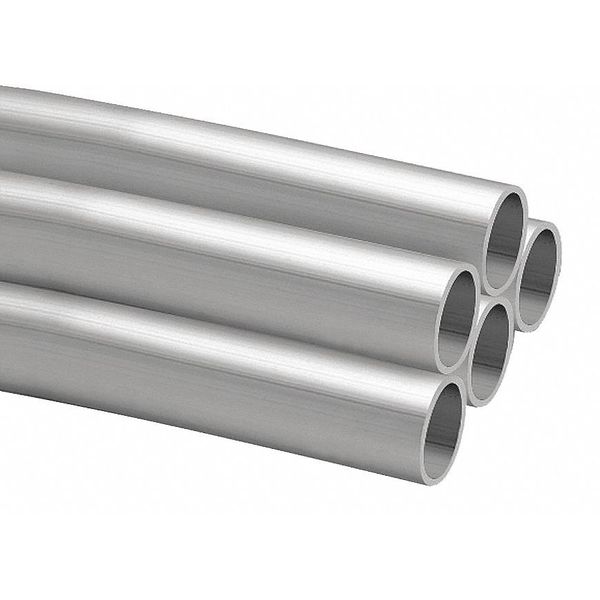 Anodized Pipe,  Schedule 40,  Aluminum,  1.5 in Pipe Size,  30000 lb Tensile Strength