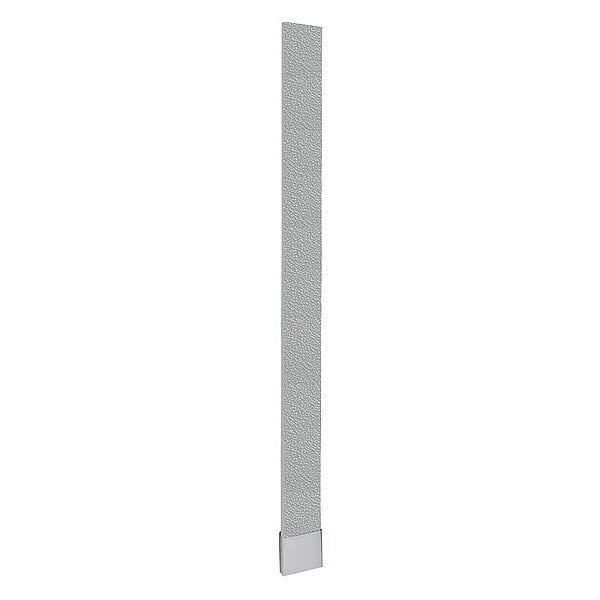 82" x 12" OHB Partition Pilaster,  Polymer,  Gray