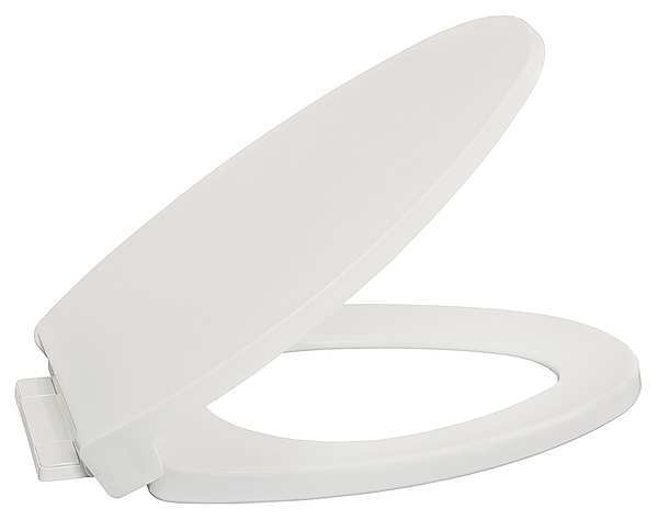 Toilet Seat,  With Cover,  Slow Close Toilet Seat,  Elongated,  White