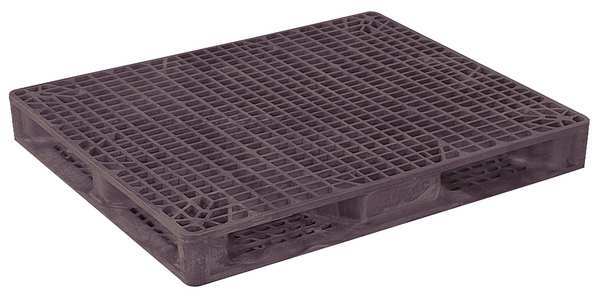 Recycled High Density Polyethylene Pallet,  48 in L,  40 in W,  5 1/8 in H