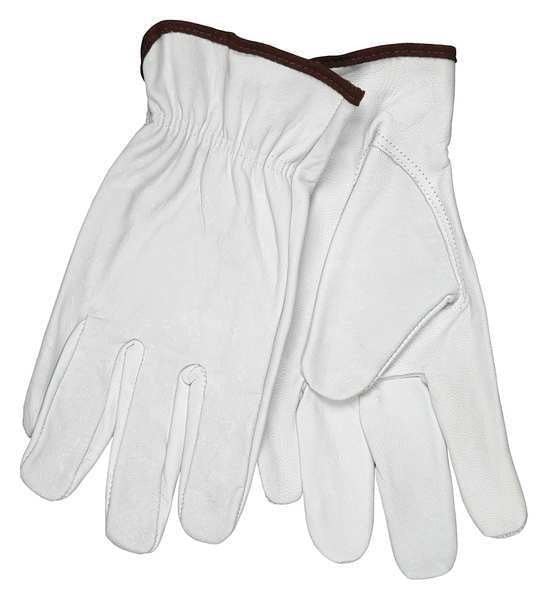 Leather Palm Gloves, Goatskin, M, PR