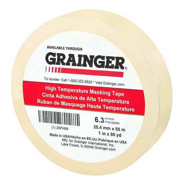 Masking Tape, Natural, 1In x 60 yd.