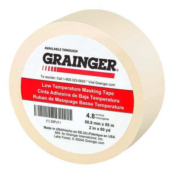 Masking Tape, Natural, 2In x 60 yd.