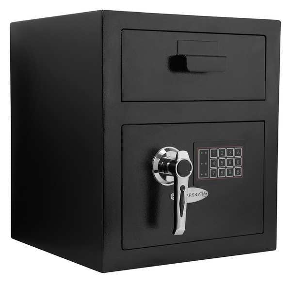 Depository Safe,  with (2) Deadbolt Lock,  Digital Keypad 41.75 lb,  0.84 cu ft,  Steel