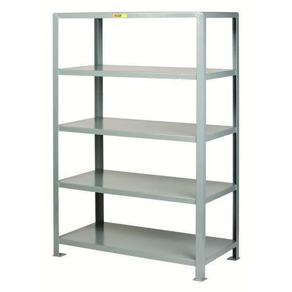 Metal Shelving Unit,  18"D x 32"W x 72"H,  5 Shelves,  Steel