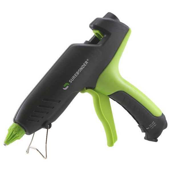 Glue Gun,  8 1/2 in L,  110 V,  100 W,  2.5 lb/hr