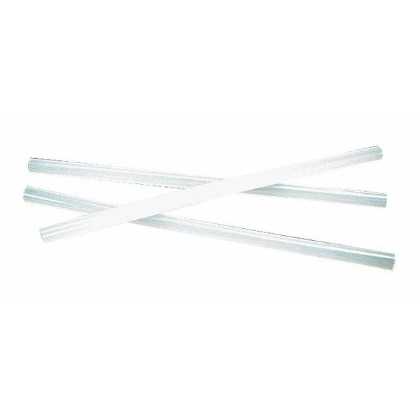 Hot Melt Adhesive,  Clear,  7/16 in Diameter,  60 sec Begins to Harden