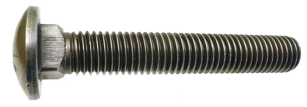 Carriage Bolt, 1/2-13x2L, PK50