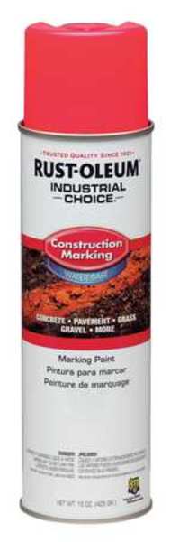 Construction Marking Paint,  17 oz.,  Fluorescent Pink,  Water -Based