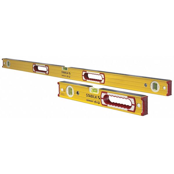 Box Beam Level Set, 16 and 48 in L, 2 Pc