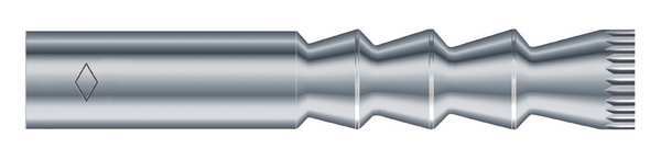 Short Drop-In Anchor,  2-3/4" L,  Steel Zinc Plated