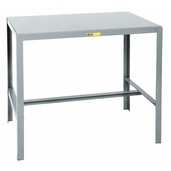 Machine Table, Steel, 24" W, 30" Height, 2000 lb., Straight