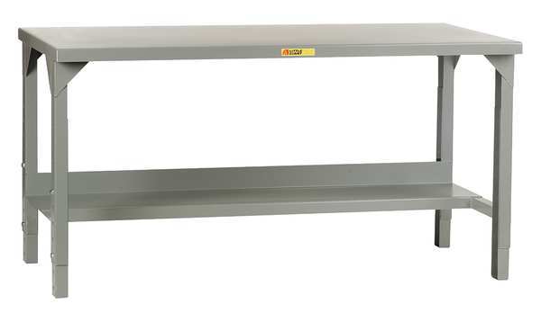 Bolted Workbenches,  Steel,  60" W,  27" to 41" Height,  4500 lb.,  Straight