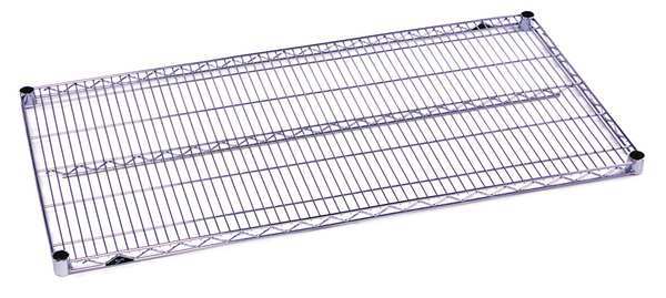 Wire Shelf,  18"D x 48"W,  Silver