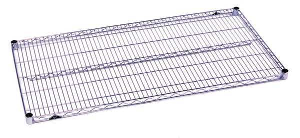 Wire Shelf,  24"D x 60"W,  Chrome