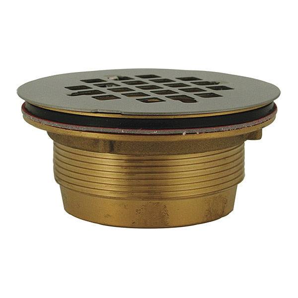 2" Pipe Dia. Brass,  Stainless Steel Shower Drain