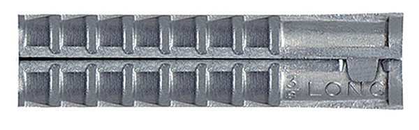Sup-R Lag Long Lag Shield,  3/4" Dia,  3" L,  Alloy Steel Plain,  25 PK