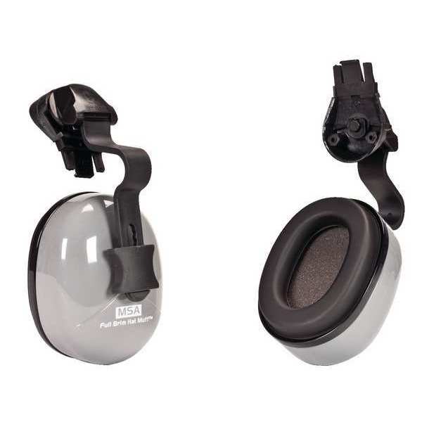 Sound Control SH Hard Hat-Mounted Earmuffs,  Dielectric,  Passive,  NRR 25 dB,  Foam,  Gray