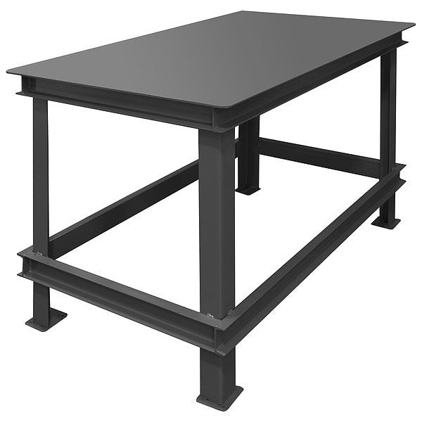 Fixed Work Table, Steel, 60" W, 36" D