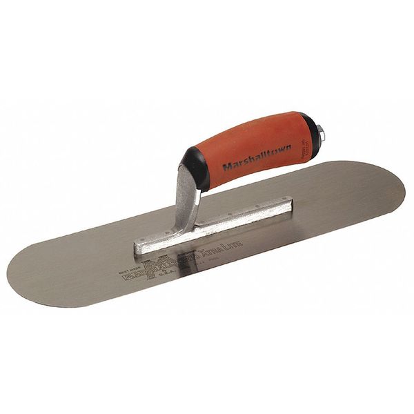 Swimming Pool Trowel, Rnd End, 16x4-1/2 In