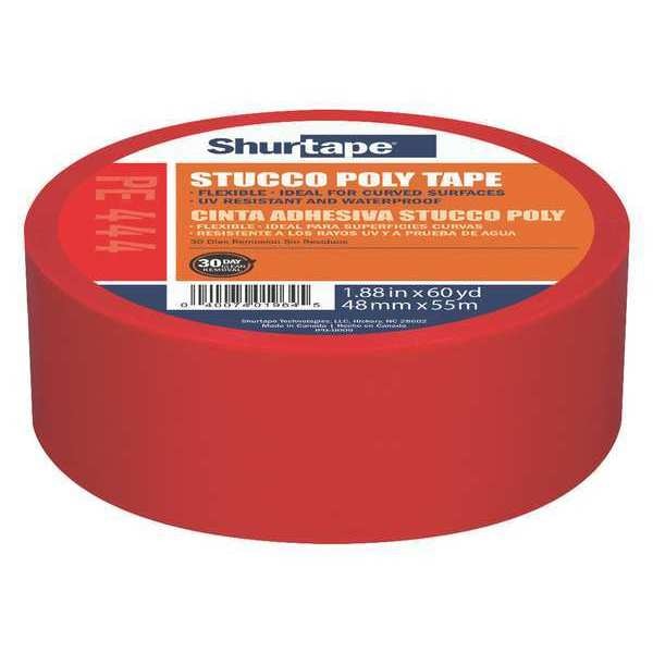 Film Tape, Polyethylene, Red, 48mm x 55m