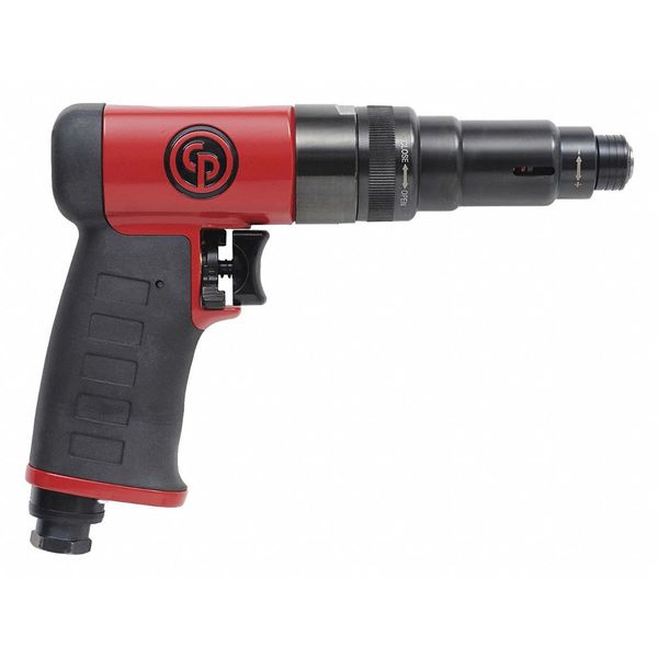 1/4 Inch Hex Shank Air Screwdriver,  Non-Shut-off-clutch,  Max Torque 3.4 ft. lbf / 4.6 Nm - 1900 RPM