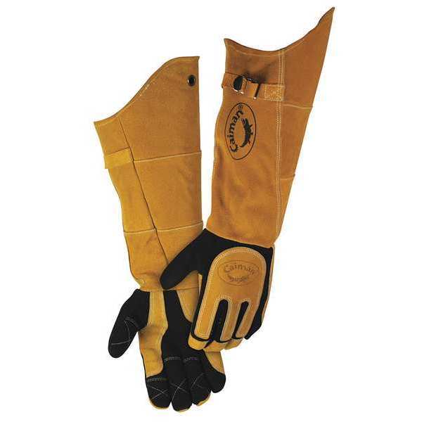 MIG/Stick Welding Gloves,  Deerskin Palm,  L,  PR
