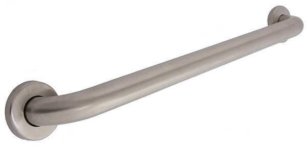 36" L,  Wall Mount,  Stainless Steel,  Grab Bar,  Satin