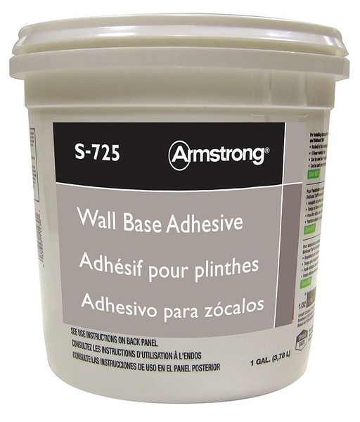 Wall Base Adhesive,  Wall Base Adhesive Series,  Off-White,  1 gal,  Pail,  4 PK