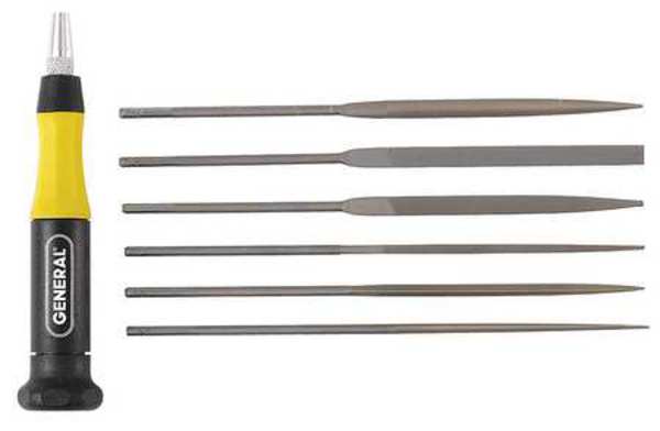 Needle File Set, Swiss, 6 Pieces