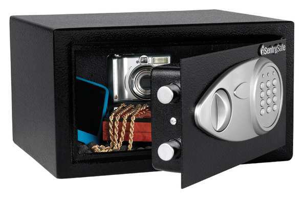 Security Safe,  0.4 cu ft,  12 lb,  Digital Lock Lock