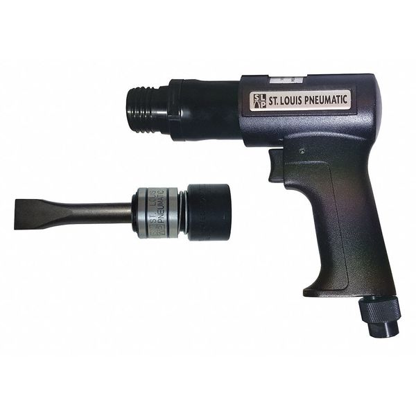 Heavy Duty Hammer with Retainer and Chisel