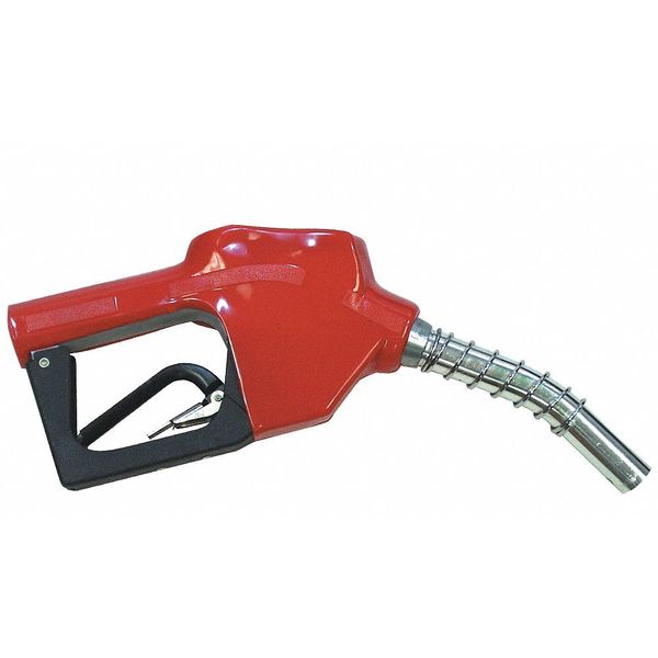 Fuel Nozzle, Red, Automatic Shut-Off, 3/4"